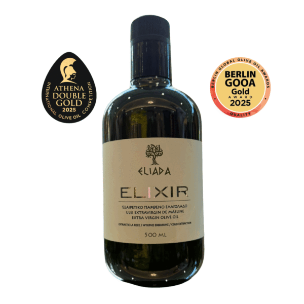 Ulei extravirgin măsline ELIXIR, sticla 500 ml