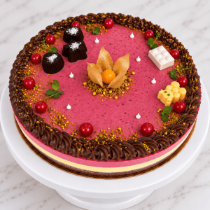 Tort Mango si Fructe de padure